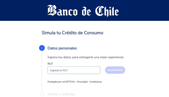 Simulador Banco de Chile